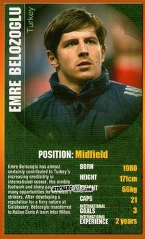Cromo Emre Belozoglu - European Football Stars 2004 n. 28 - Top Trumps
