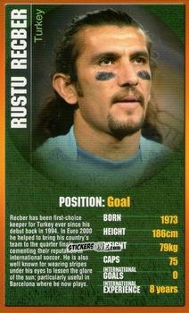 Cromo Rustu Recber - European Football Stars 2004 n. 29 - Top Trumps