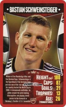 Cromo Bastian Schweinsteiger - European Football Stars 2012 n. 22 - Top Trumps