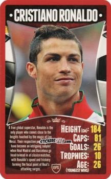 Figurina Cristiano Ronaldo - European Football Stars 2012 n. 19 - Top Trumps