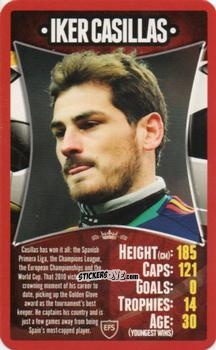 Figurina Iker Casillas - European Football Stars 2012 n. 23 - Top Trumps