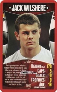 Cromo Jack Wilshere - European Football Stars 2012 n. 4 - Top Trumps