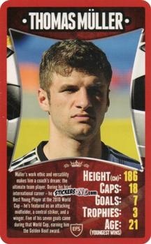 Cromo Thomas Müller - European Football Stars 2012 n. 13 - Top Trumps