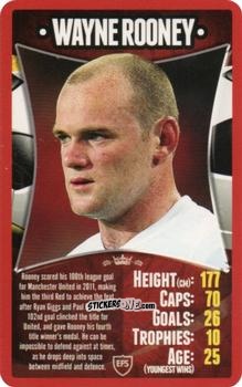 Figurina Wayne Rooney - European Football Stars 2012 n. 5 - Top Trumps