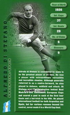 Sticker Alfredo Di Stefano - Football Legends 1 2005 n. 11 - Top Trumps