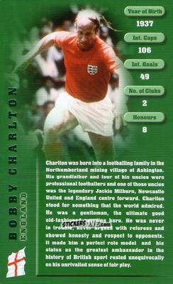 Sticker Bobby Charlton - Football Legends 1 2005 n. 8 - Top Trumps