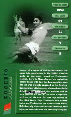 Cromo Eusebio - Football Legends 1 2005 n. 13 - Top Trumps
