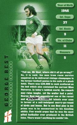 Figurina George Best - Football Legends 1 2005 n. 4 - Top Trumps