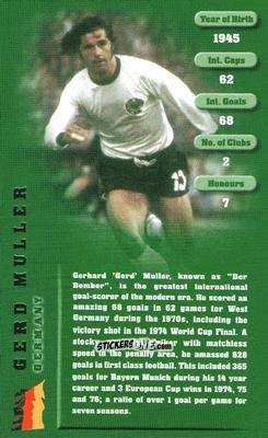 Sticker Gerd Muller - Football Legends 1 2005 n. 22 - Top Trumps