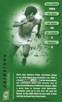 Sticker Jairzinho - Football Legends 1 2005 n. 16 - Top Trumps