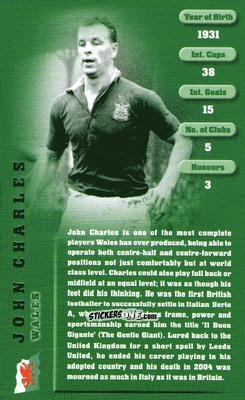 Cromo John Charles - Football Legends 1 2005 n. 7 - Top Trumps