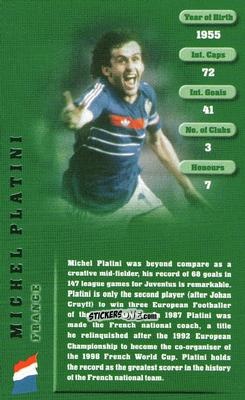 Cromo Michel Platini - Football Legends 1 2005 n. 24 - Top Trumps