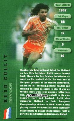 Cromo Ruud Gullit - Football Legends 1 2005 n. 15 - Top Trumps