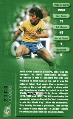 Figurina Zico - Football Legends 1 2005 n. 30 - Top Trumps