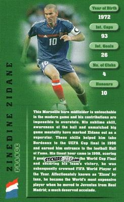 Figurina Zinedine Zidane - Football Legends 1 2005 n. 31 - Top Trumps