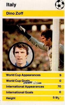 Cromo Dino Zoff - International Greats 1979 n. 10 - Top Trumps