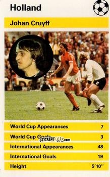 Figurina Johan Cruyff - International Greats 1979 n. 18 - Top Trumps