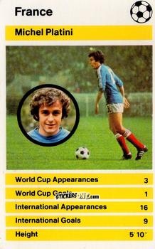Cromo Michel Platini - International Greats 1979 n. 22 - Top Trumps