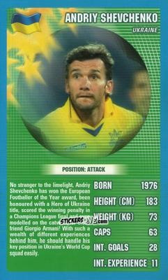 Cromo Andriy Shevchenko - World Football Stars 2006 n. 11 - Top Trumps