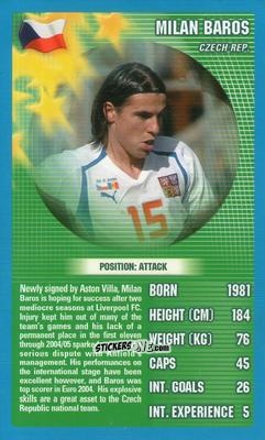 Sticker Milan Baros - World Football Stars 2006 n. 19 - Top Trumps