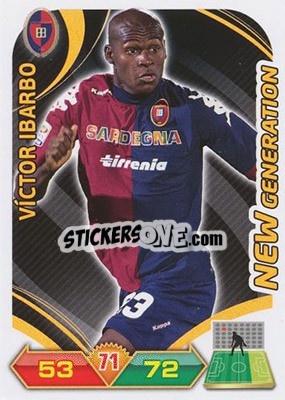Cromo Victor Ibarbo - Calciatori 2012-2013. Adrenalyn XL n. 47 - Panini