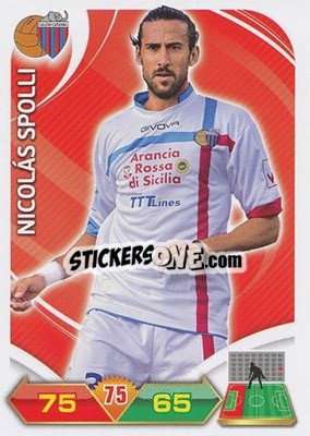 Cromo Spolli - Calciatori 2012-2013. Adrenalyn XL n. 54 - Panini