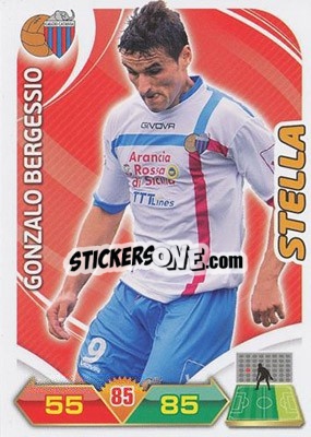 Cromo Bergessio - Calciatori 2012-2013. Adrenalyn XL n. 66 - Panini