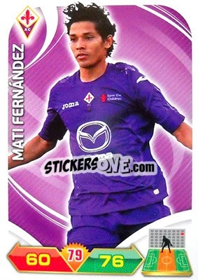 Cromo Matias Fernández - Calciatori 2012-2013. Adrenalyn XL n. 94 - Panini
