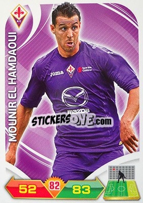 Cromo Mounir El Hamdaoui - Calciatori 2012-2013. Adrenalyn XL n. 100 - Panini