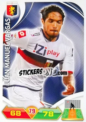 Sticker Juan Manuel Vargas - Calciatori 2012-2013. Adrenalyn XL n. 110 - Panini
