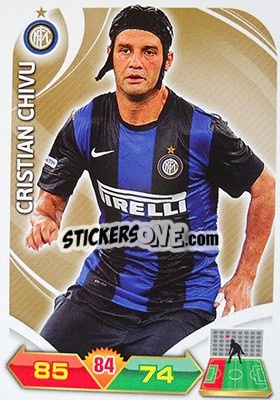Figurina Cristian Chivu - Calciatori 2012-2013. Adrenalyn XL n. 123 - Panini