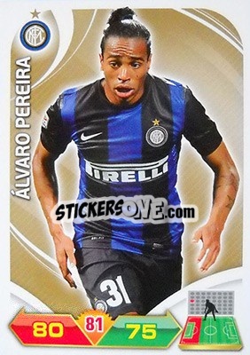 Cromo Álvaro Pereira - Calciatori 2012-2013. Adrenalyn XL n. 125 - Panini