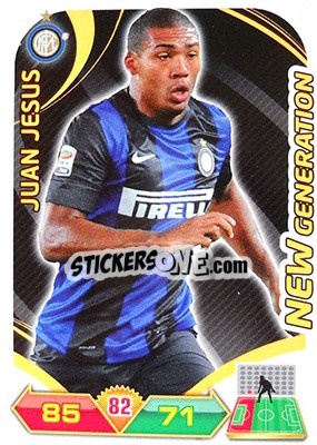 Cromo Juan Jesus - Calciatori 2012-2013. Adrenalyn XL n. 126 - Panini