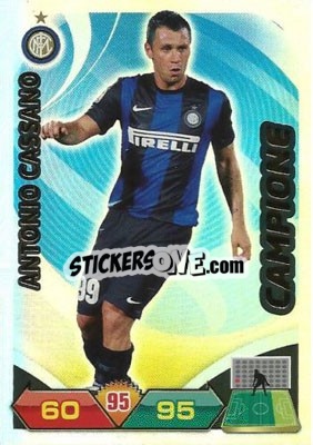 Cromo Antonio Cassano - Calciatori 2012-2013. Adrenalyn XL n. 139 - Panini