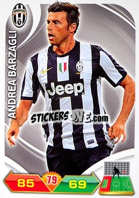 Cromo Barzagli - Calciatori 2012-2013. Adrenalyn XL n. 147 - Panini