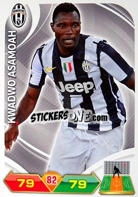 Figurina Kwadwo Asamoah - Calciatori 2012-2013. Adrenalyn XL n. 148 - Panini