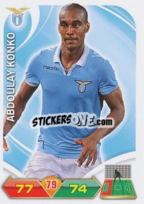 Figurina Abdoulay Konko - Calciatori 2012-2013. Adrenalyn XL n. 168 - Panini