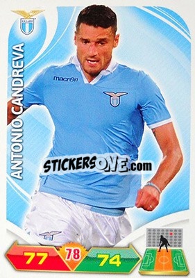 Figurina Antonio Candreva - Calciatori 2012-2013. Adrenalyn XL n. 172 - Panini