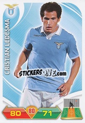 Sticker Cristian Ledesma - Calciatori 2012-2013. Adrenalyn XL n. 173 - Panini
