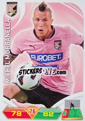 Sticker Morganella - Calciatori 2012-2013. Adrenalyn XL n. 229 - Panini