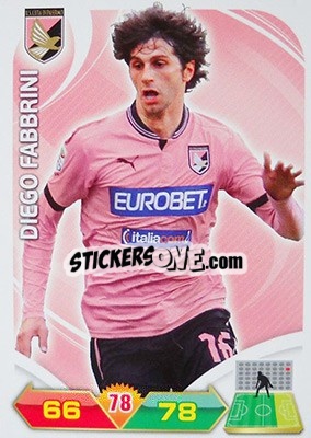 Sticker Fabbrini - Calciatori 2012-2013. Adrenalyn XL n. 237 - Panini