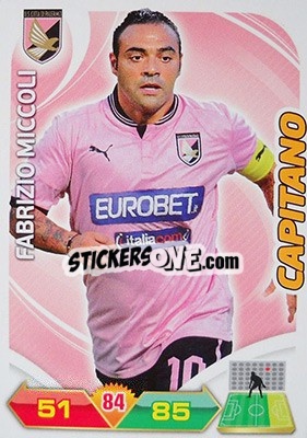 Cromo Miccoli - Calciatori 2012-2013. Adrenalyn XL n. 240 - Panini