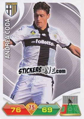 Figurina Coda - Calciatori 2012-2013. Adrenalyn XL n. 244 - Panini