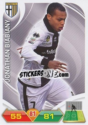 Sticker Jonathan Biabiany - Calciatori 2012-2013. Adrenalyn XL n. 255 - Panini