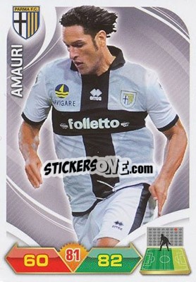 Figurina Amauri - Calciatori 2012-2013. Adrenalyn XL n. 256 - Panini