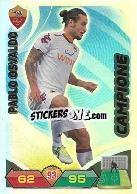 Figurina Pablo Osvaldo - Calciatori 2012-2013. Adrenalyn XL n. 296 - Panini