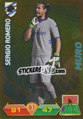 Figurina Romero - Calciatori 2012-2013. Adrenalyn XL n. 315 - Panini