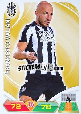 Cromo Valiani - Calciatori 2012-2013. Adrenalyn XL n. 325 - Panini