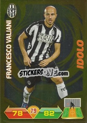 Cromo Valiani - Calciatori 2012-2013. Adrenalyn XL n. 332 - Panini