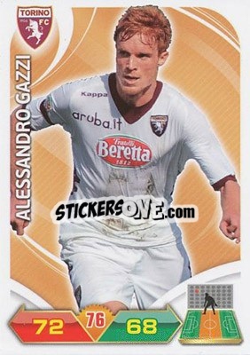 Sticker Alessandro Gazzi - Calciatori 2012-2013. Adrenalyn XL n. 339 - Panini